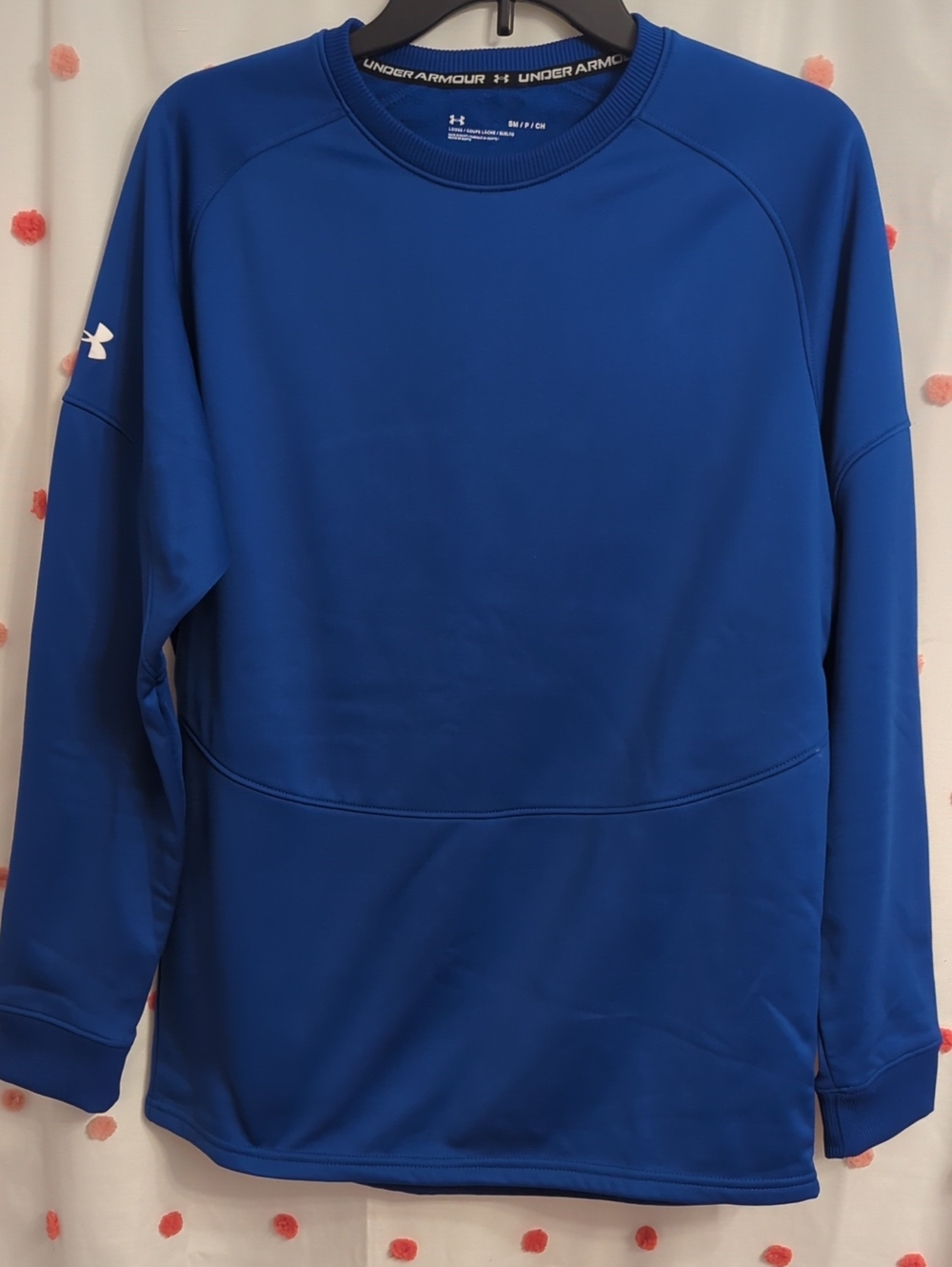 Under Armour Men’s Blue Crewneck Performance Sweatshirt